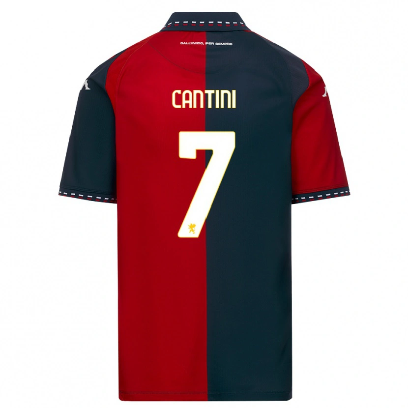 Danxen Damen Riccardo Cantini #7 Rot Schwarz Weiß Heimtrikot Trikot 2026/27 T-Shirt