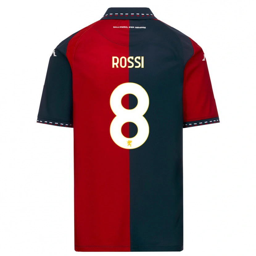 Danxen Damen Gianluca Rossi #8 Rot Schwarz Weiß Heimtrikot Trikot 2026/27 T-Shirt