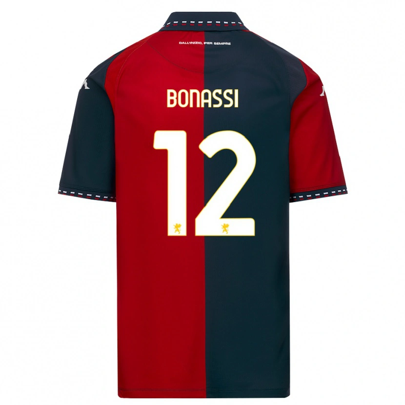 Danxen Damen Lorenzo Bonassi #12 Rot Schwarz Weiß Heimtrikot Trikot 2026/27 T-Shirt