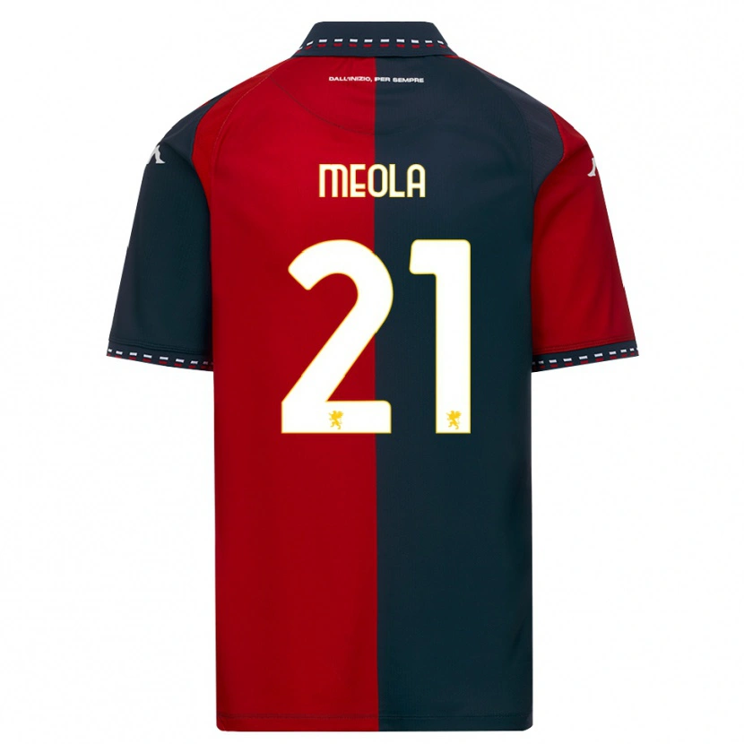 Danxen Damen Kevin Meola #21 Rot Schwarz Weiß Heimtrikot Trikot 2026/27 T-Shirt