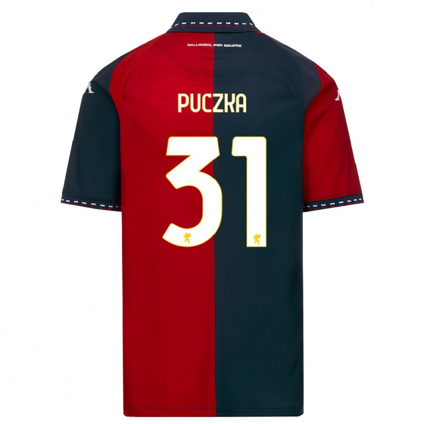 Danxen Damen David Puczka #31 Rot Schwarz Weiß Heimtrikot Trikot 2026/27 T-Shirt