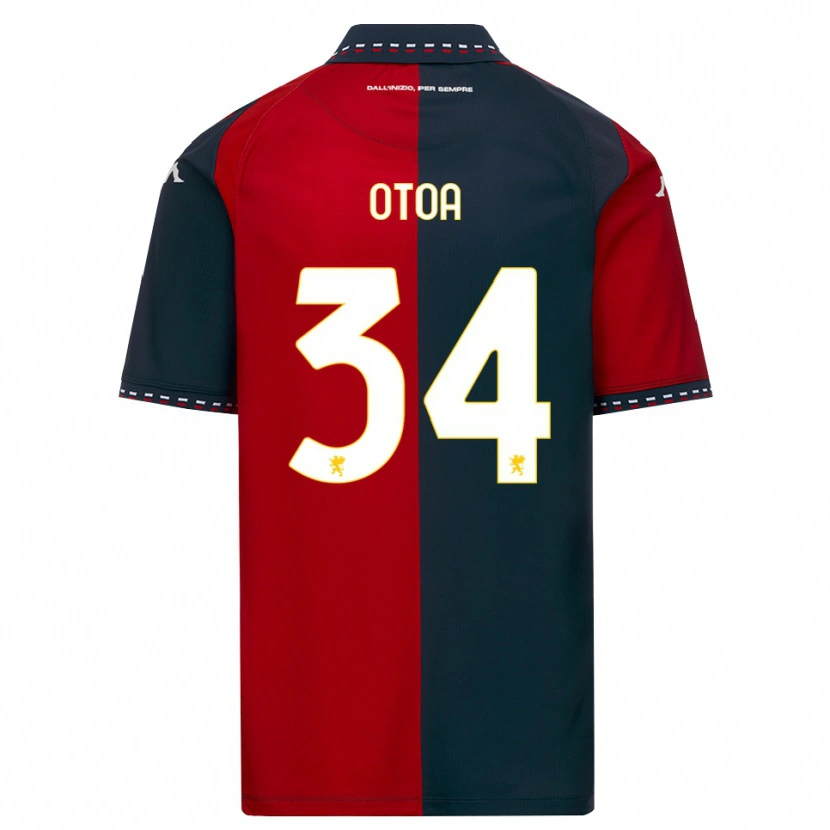 Danxen Damen Sebastian Otoa #34 Rot Schwarz Weiß Heimtrikot Trikot 2026/27 T-Shirt