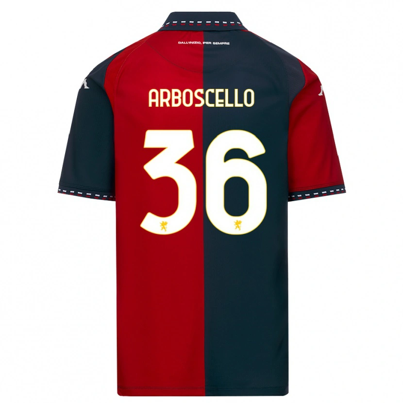 Danxen Damen Riccardo Arboscello #36 Rot Schwarz Weiß Heimtrikot Trikot 2026/27 T-Shirt