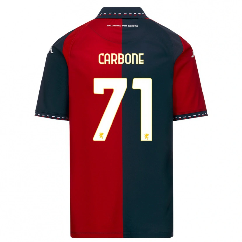 Danxen Damen Filippo Carbone #71 Rot Schwarz Weiß Heimtrikot Trikot 2026/27 T-Shirt