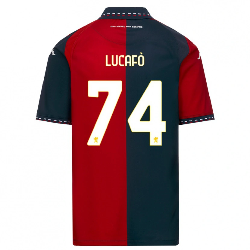 Danxen Damen Sara Lucafò #74 Rot Schwarz Weiß Heimtrikot Trikot 2026/27 T-Shirt