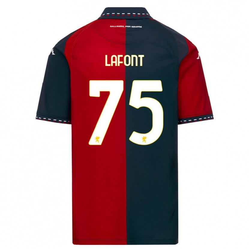 Danxen Damen Gaël Lafont #75 Rot Schwarz Weiß Heimtrikot Trikot 2026/27 T-Shirt