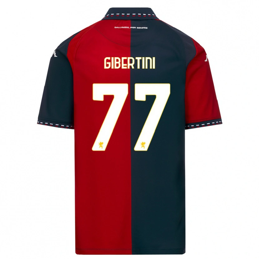 Danxen Damen Matteo Gibertini #77 Rot Schwarz Weiß Heimtrikot Trikot 2026/27 T-Shirt