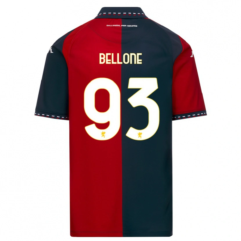 Danxen Damen Francesco Bellone #93 Rot Schwarz Weiß Heimtrikot Trikot 2026/27 T-Shirt