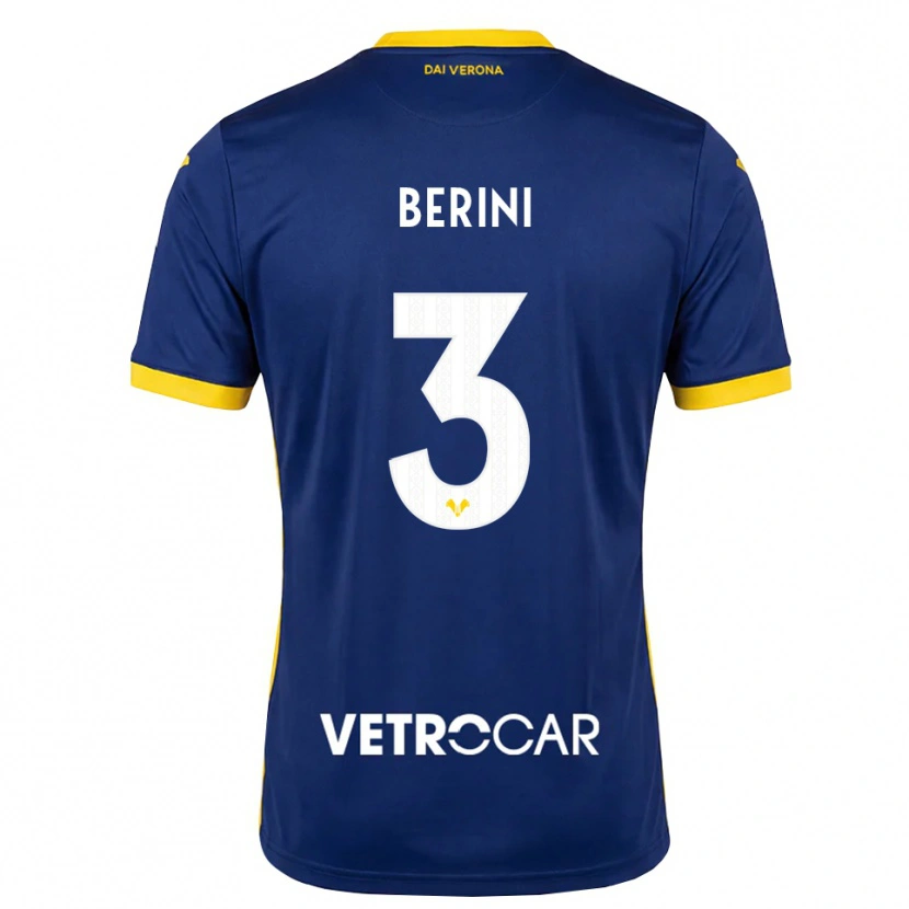 Danxen Damen Andrea Berini #3 Königsblau Gelb Weiß Heimtrikot Trikot 2026/27 T-Shirt