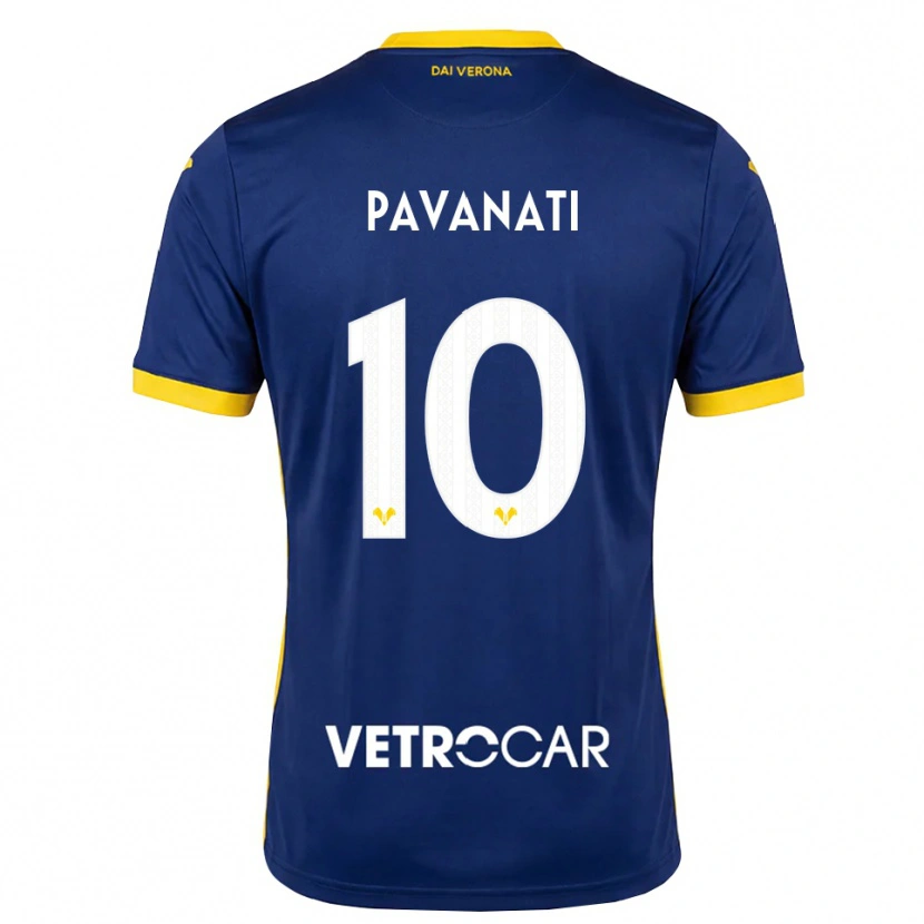Danxen Damen Alessandro Pavanati #10 Königsblau Gelb Weiß Heimtrikot Trikot 2026/27 T-Shirt