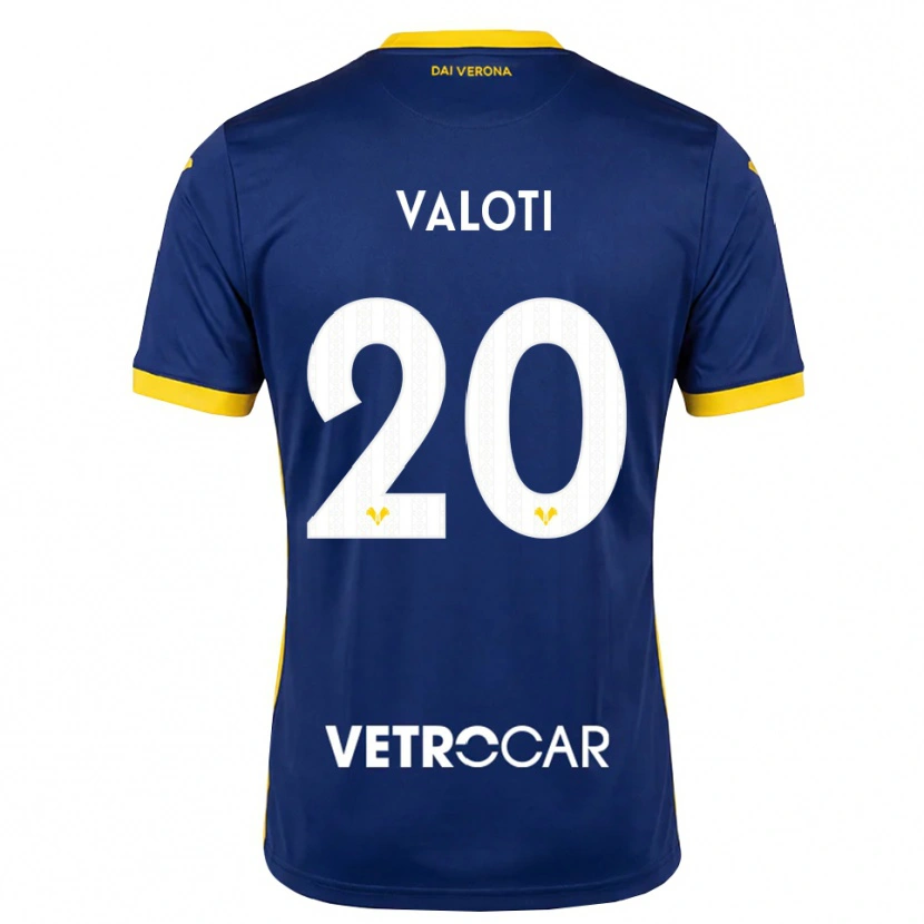 Danxen Damen Alessandro Valoti #20 Königsblau Gelb Weiß Heimtrikot Trikot 2026/27 T-Shirt