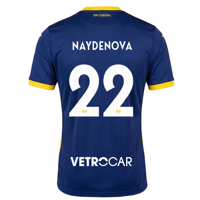 Danxen Damen Ivana Naydenova #22 Königsblau Gelb Weiß Heimtrikot Trikot 2026/27 T-Shirt