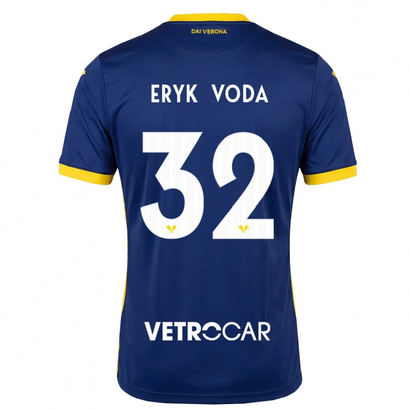 Danxen Damen Andrei Eryk Voda #32 Königsblau Gelb Weiß Heimtrikot Trikot 2026/27 T-Shirt