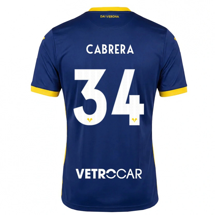 Danxen Damen Ilena Cabrera #34 Königsblau Gelb Weiß Heimtrikot Trikot 2026/27 T-Shirt