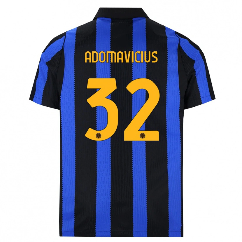 Danxen Damen Henrikas Adomavičius #32 Schwarz Blau Gelb Heimtrikot Trikot 2026/27 T-Shirt