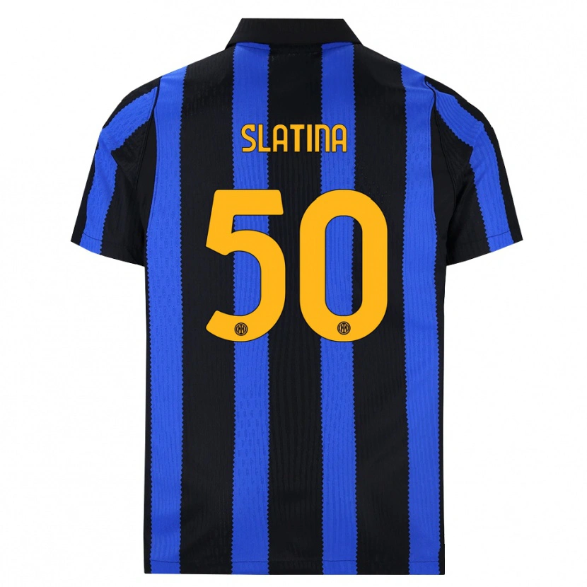 Danxen Damen Duje Slatina #50 Schwarz Blau Gelb Heimtrikot Trikot 2026/27 T-Shirt