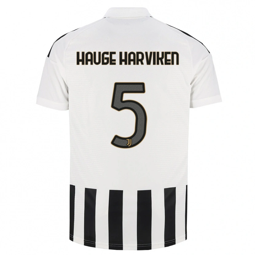 Danxen Damen Mathilde Hauge Harviken #5 Schwarz Weiß Braun Heimtrikot Trikot 2026/27 T-Shirt