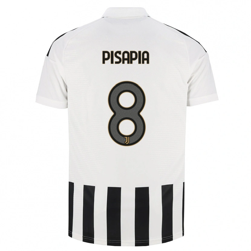 Danxen Damen Luciano Pisapia #8 Schwarz Weiß Braun Heimtrikot Trikot 2026/27 T-Shirt
