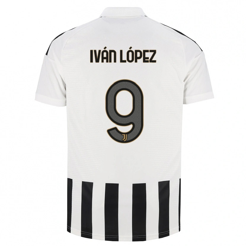Danxen Damen Iván López #9 Schwarz Weiß Braun Heimtrikot Trikot 2026/27 T-Shirt