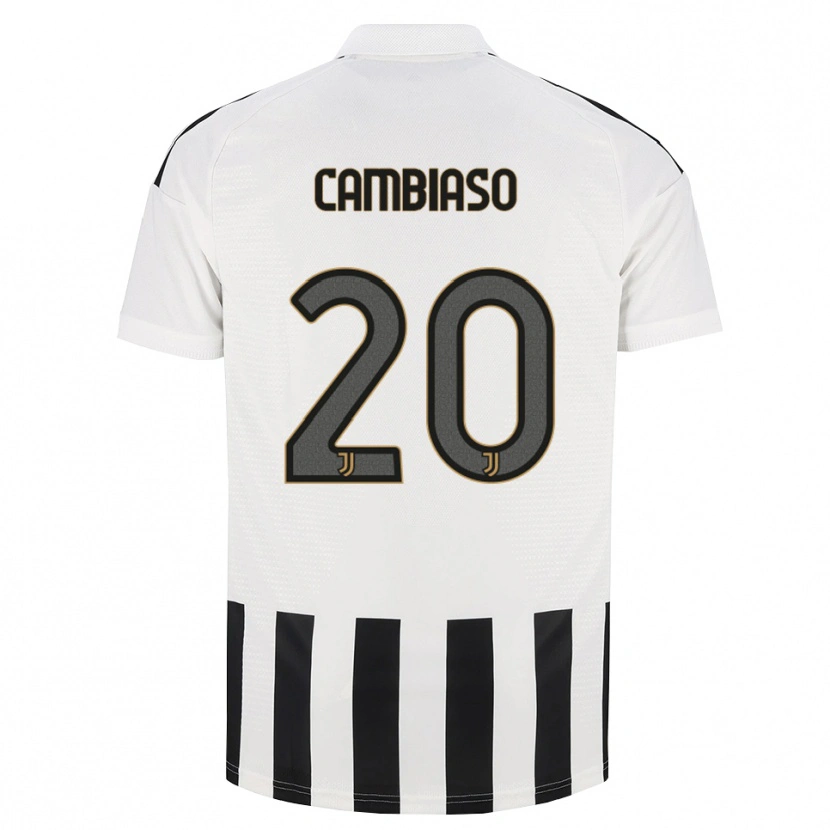 Danxen Damen Andrea Cambiaso #20 Schwarz Weiß Braun Heimtrikot Trikot 2026/27 T-Shirt