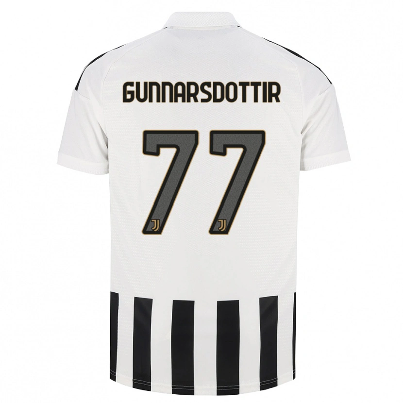 Danxen Damen Sara Bjork Gunnarsdottir #77 Schwarz Weiß Braun Heimtrikot Trikot 2026/27 T-Shirt