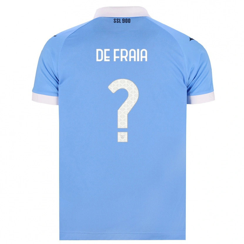 Danxen Damen Davide De Fraia #0 Hellblau Schwarz Weiß Heimtrikot Trikot 2026/27 T-Shirt