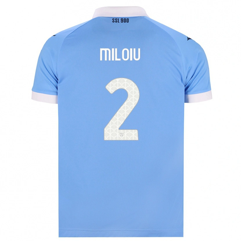 Danxen Damen Alexandru Miloiu #2 Hellblau Schwarz Weiß Heimtrikot Trikot 2026/27 T-Shirt