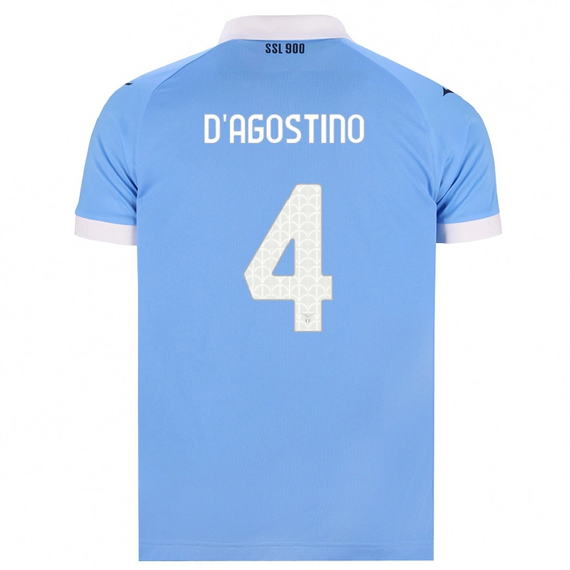 Danxen Damen Giuseppe D'agostino #4 Hellblau Schwarz Weiß Heimtrikot Trikot 2026/27 T-Shirt
