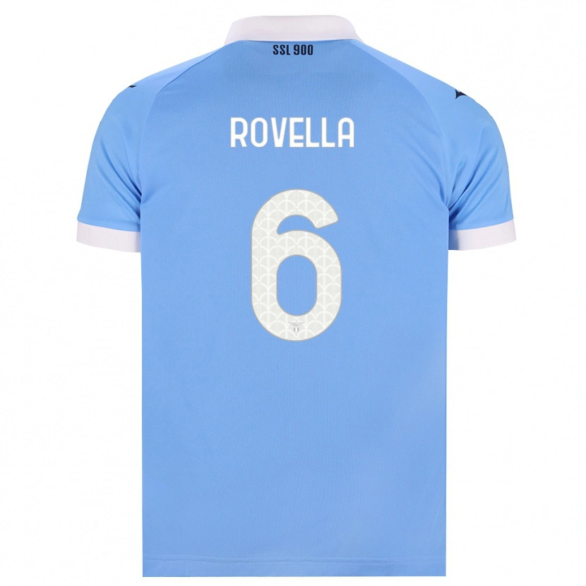 Danxen Damen Nicolò Rovella #6 Hellblau Schwarz Weiß Heimtrikot Trikot 2026/27 T-Shirt