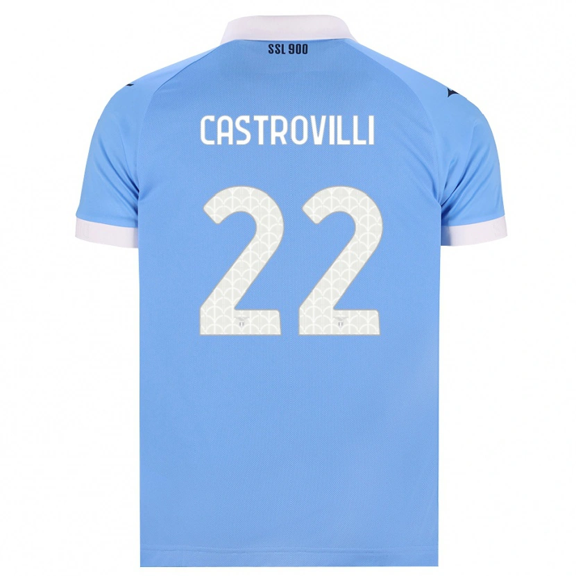 Danxen Damen Gaetano Castrovilli #22 Hellblau Schwarz Weiß Heimtrikot Trikot 2026/27 T-Shirt