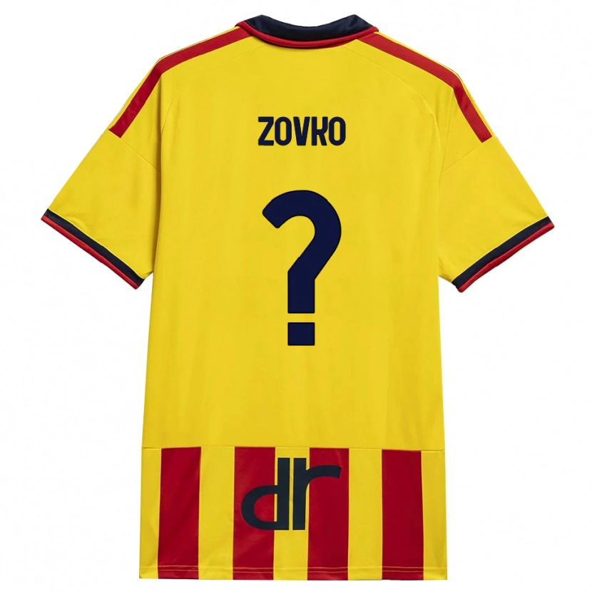 Danxen Damen Andrej Zovko #0 Gelb Rot Heimtrikot Trikot 2026/27 T-Shirt