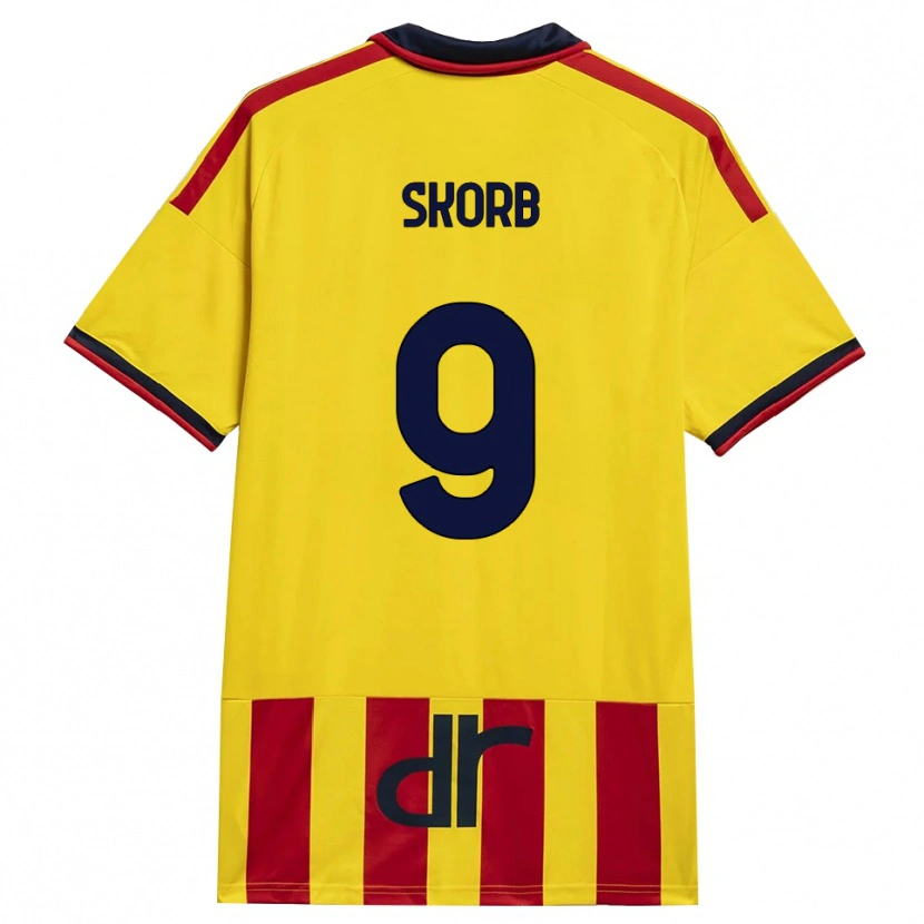 Danxen Damen Filip Skorb #9 Gelb Rot Heimtrikot Trikot 2026/27 T-Shirt