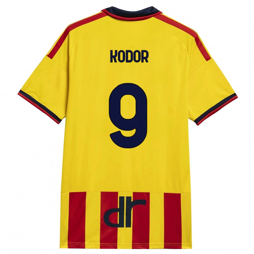 Danxen Damen Jason Kodor #9 Gelb Rot Heimtrikot Trikot 2026/27 T-Shirt