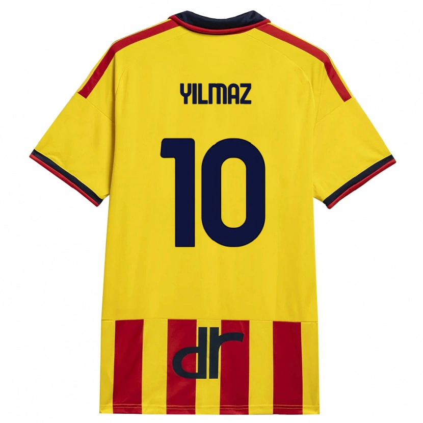 Danxen Damen Enes Yilmaz #10 Gelb Rot Heimtrikot Trikot 2026/27 T-Shirt