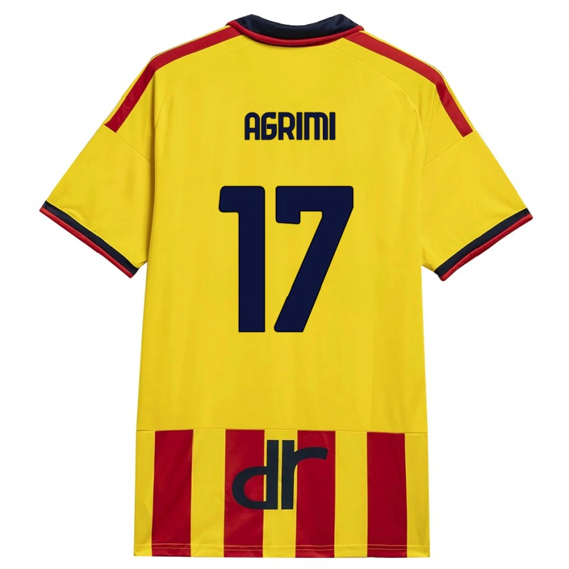 Danxen Damen Matteo Agrimi #17 Gelb Rot Heimtrikot Trikot 2026/27 T-Shirt