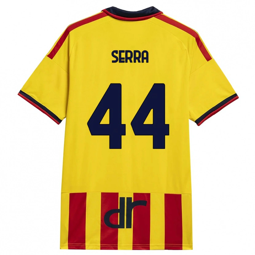 Danxen Damen Francesco Serra #44 Gelb Rot Heimtrikot Trikot 2026/27 T-Shirt