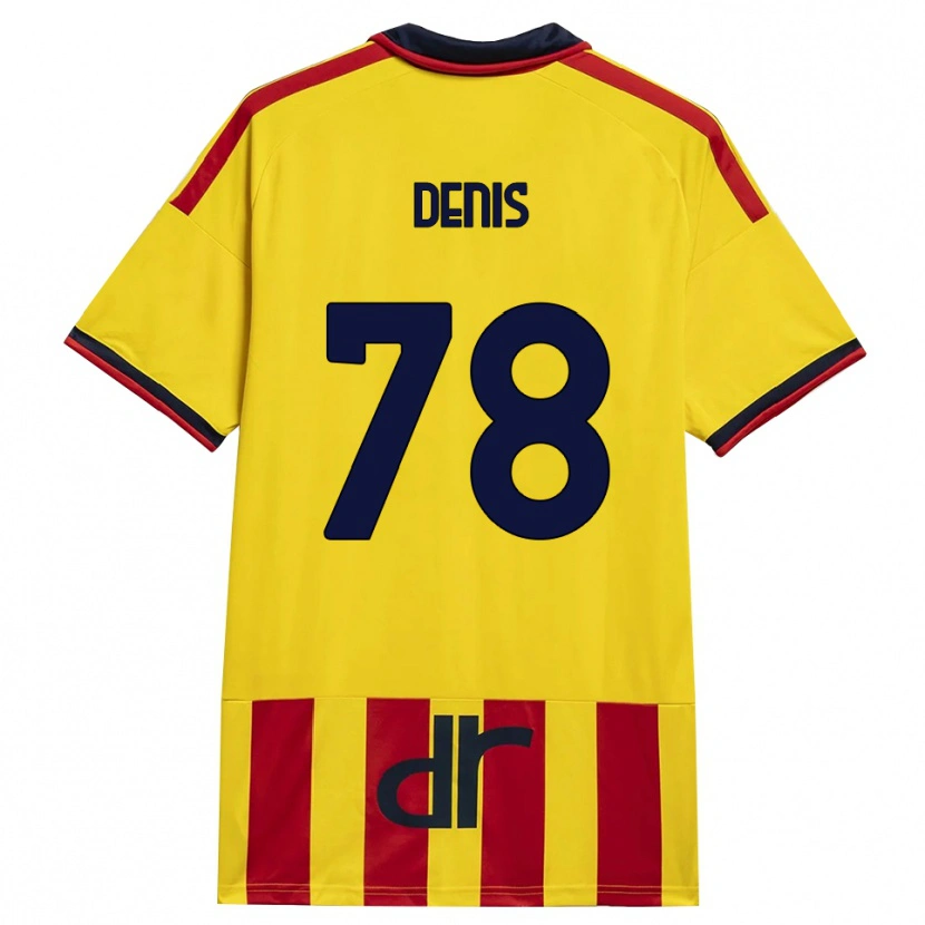 Danxen Damen Max Denis #78 Gelb Rot Heimtrikot Trikot 2026/27 T-Shirt