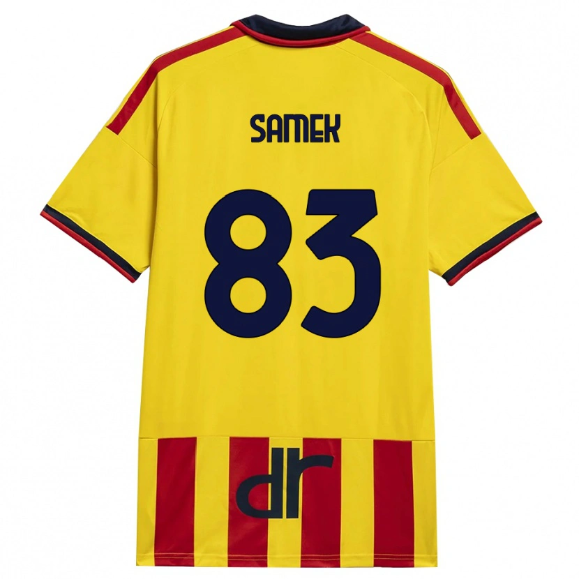 Danxen Damen Daniel Samek #83 Gelb Rot Heimtrikot Trikot 2026/27 T-Shirt