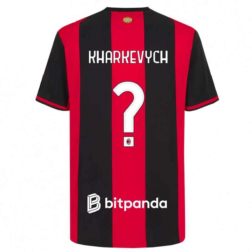 Danxen Damen Yaroslav Kharkevych #0 Rot Schwarz Weiß Heimtrikot Trikot 2026/27 T-Shirt