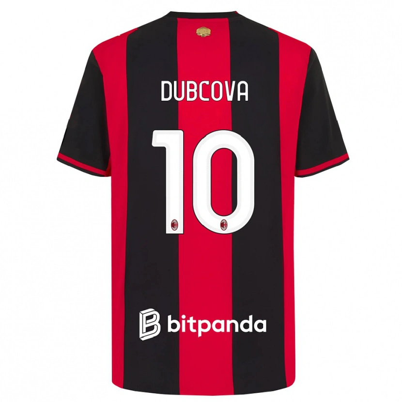 Danxen Damen Kamila Dubcova #10 Rot Schwarz Weiß Heimtrikot Trikot 2026/27 T-Shirt