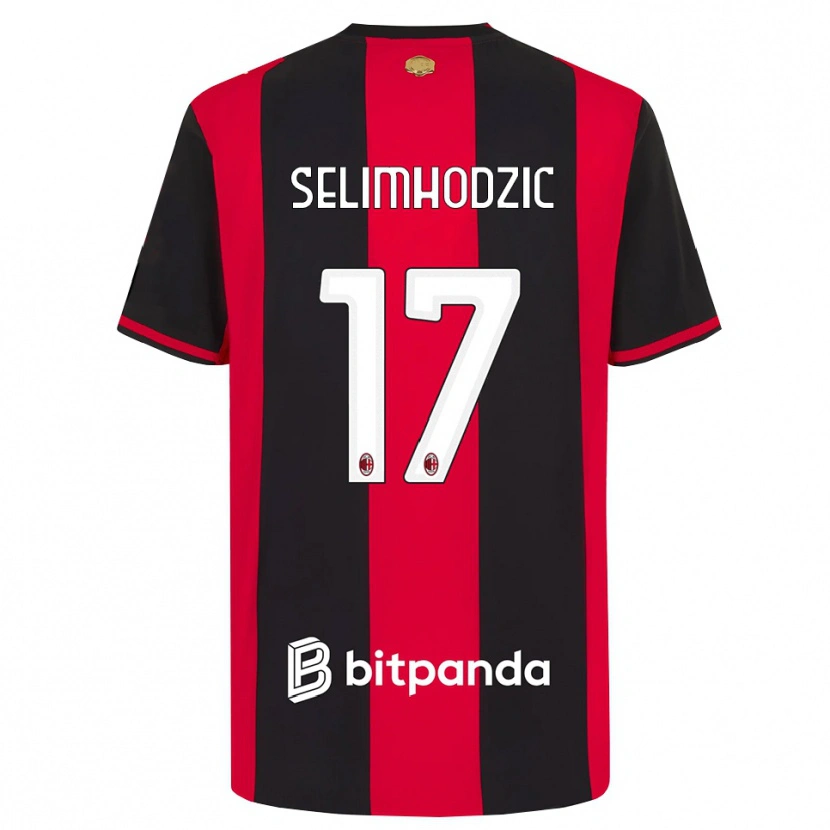 Danxen Damen Noa Selimhodzic #17 Rot Schwarz Weiß Heimtrikot Trikot 2026/27 T-Shirt