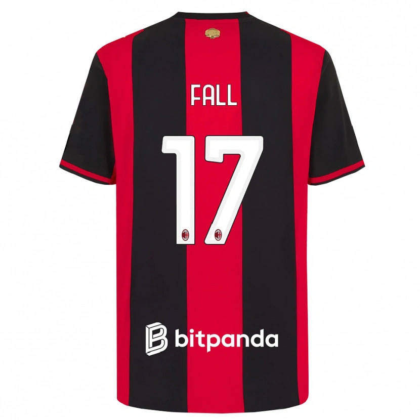 Danxen Damen Mbarick Fall #17 Rot Schwarz Weiß Heimtrikot Trikot 2026/27 T-Shirt
