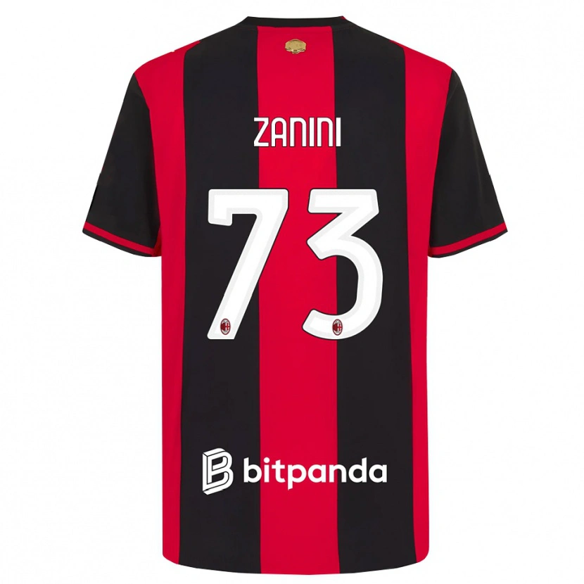Danxen Damen Paola Zanini #73 Rot Schwarz Weiß Heimtrikot Trikot 2026/27 T-Shirt