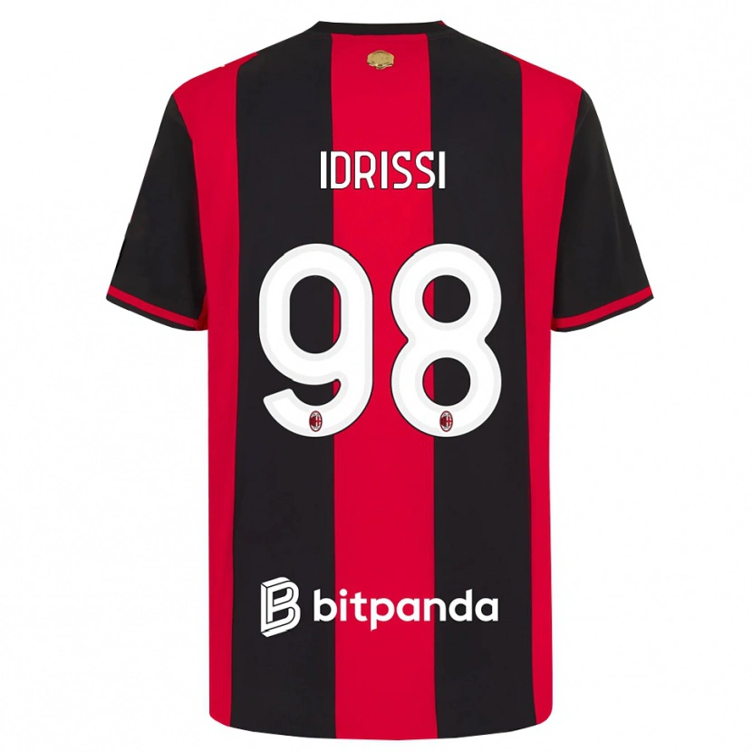 Danxen Damen Yahya Idrissi #98 Rot Schwarz Weiß Heimtrikot Trikot 2026/27 T-Shirt