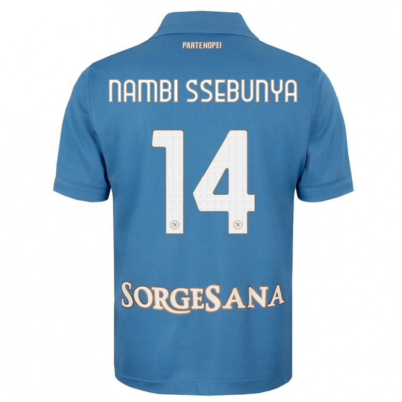 Danxen Damen Violah Nambi Ssebunya #14 Nebelblau Weiß Heimtrikot Trikot 2026/27 T-Shirt