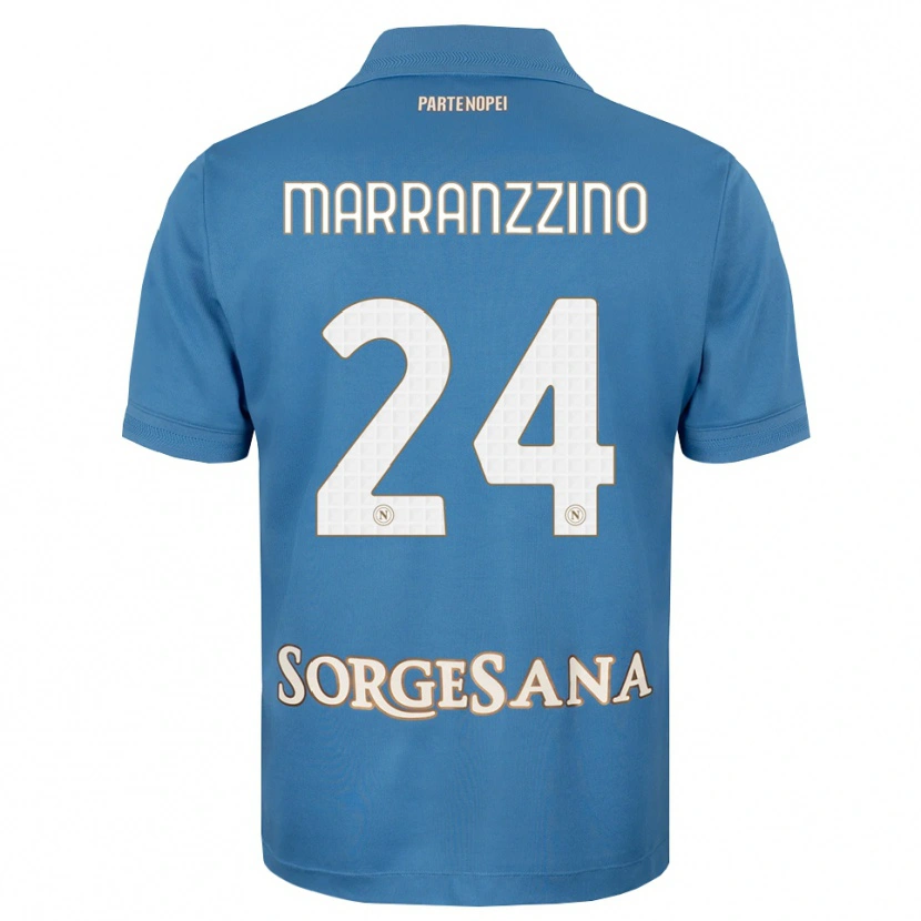 Danxen Damen Pasquale Marranzzino #24 Nebelblau Weiß Heimtrikot Trikot 2026/27 T-Shirt
