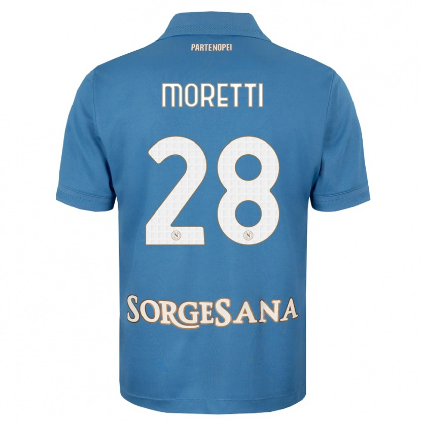 Danxen Damen Ginevra Moretti #28 Nebelblau Weiß Heimtrikot Trikot 2026/27 T-Shirt