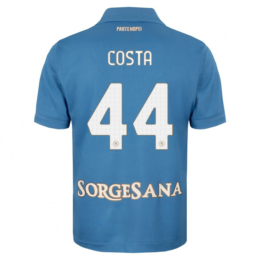 Danxen Damen Filippo Costa #44 Nebelblau Weiß Heimtrikot Trikot 2026/27 T-Shirt