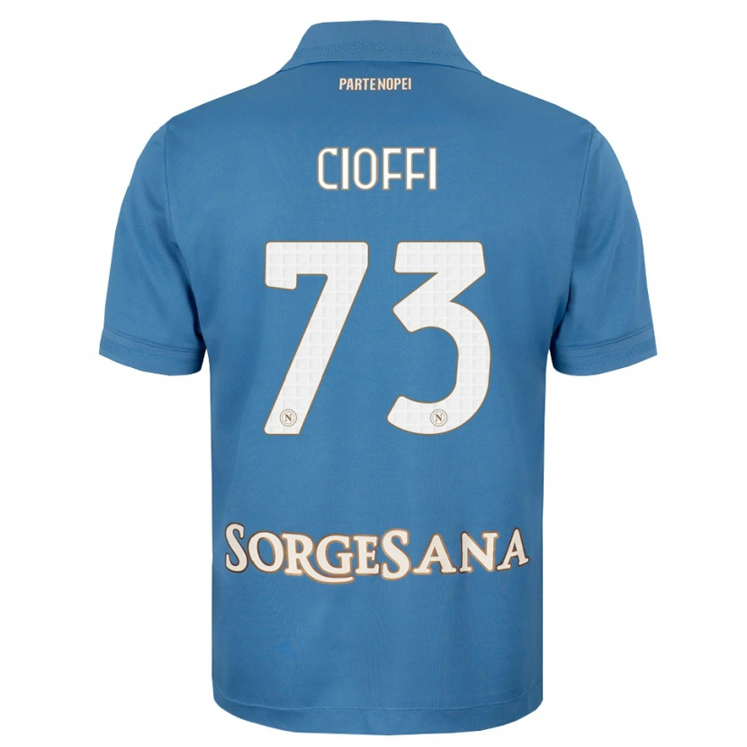 Danxen Damen Antonio Cioffi #73 Nebelblau Weiß Heimtrikot Trikot 2026/27 T-Shirt