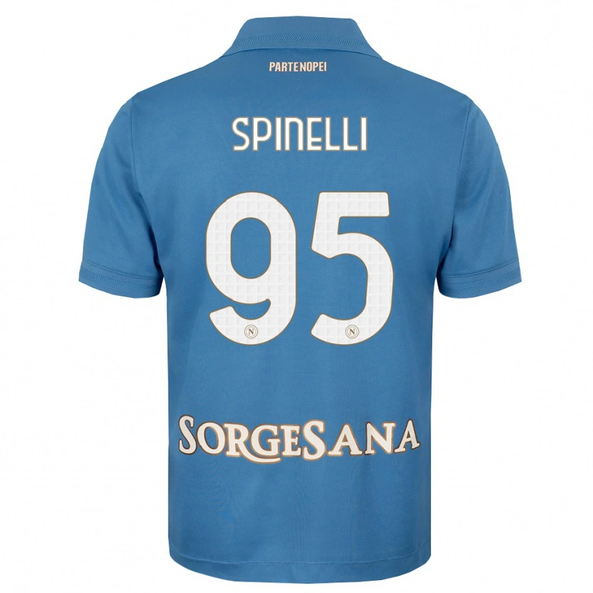 Danxen Damen David Spinelli #95 Nebelblau Weiß Heimtrikot Trikot 2026/27 T-Shirt